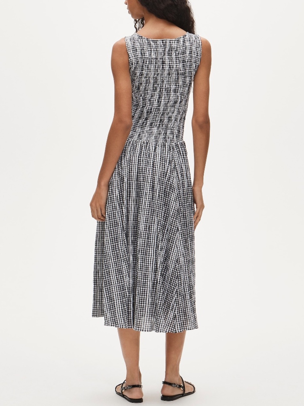 NWT J.Crew Lina Midi Dress in Gingham – Size Small - Picture 2 of 7